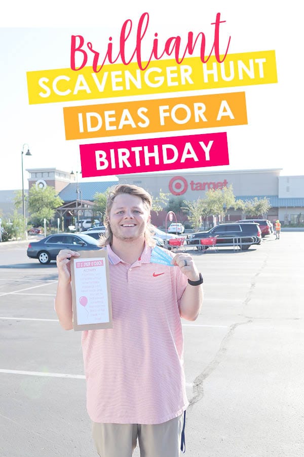 Fun Birthday Scavenger Hunt with Free Printable Clues - 80