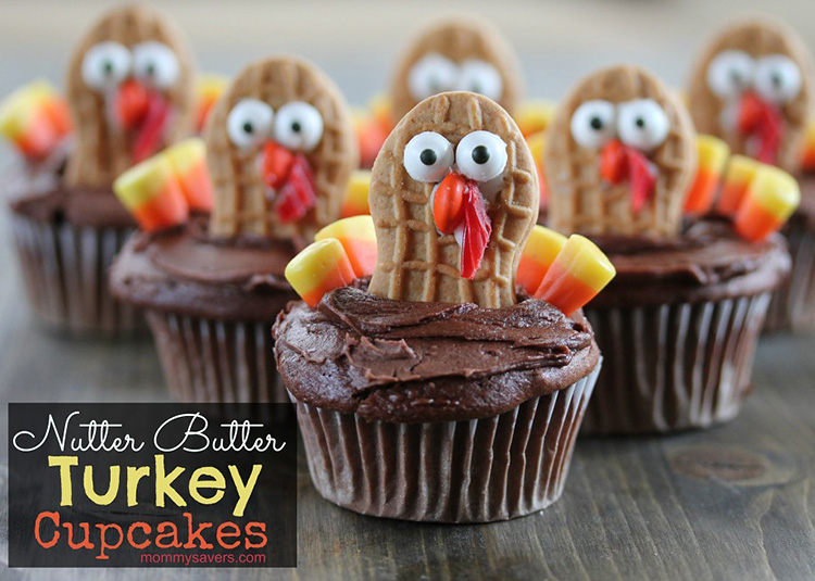 Dress up your cupcake to make a perfect Thanksgiving treat for kindergarteners. | The Dating Divas