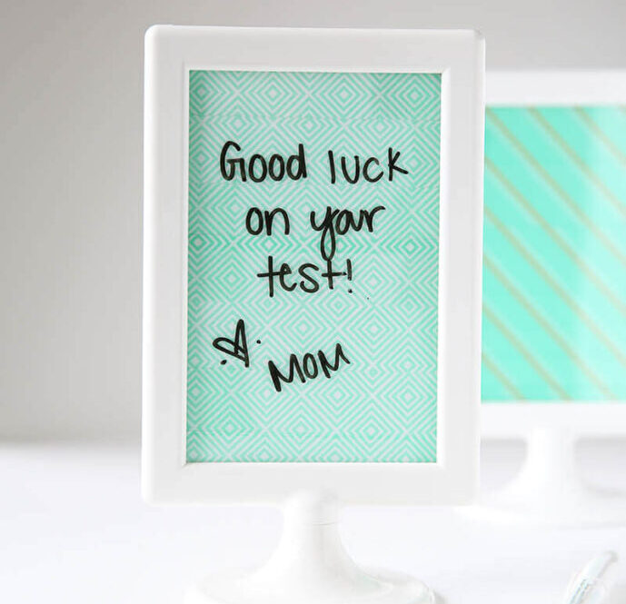 Cute dry erase frame gift idea that is perfect for young adults. | The Dating Divas