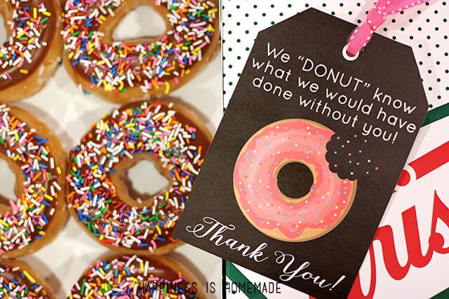 Donut Printable that are perfect for gift. | The Dating Divas