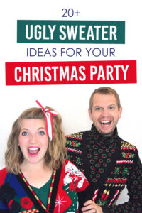 Ok, I love Ugly Sweater Christmas Parties! These ideas and prints from www.TheDatingDivas.com are amazing! Trying #6 this year! #UglySweaterIdeas #TheDatingDivas #UglyChristmasSweater