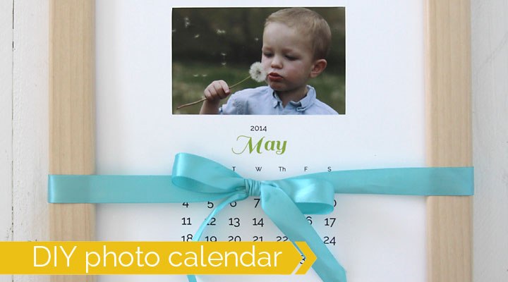 Photo calendar you can customize as an easy Christmas gift idea - The Dating Divas