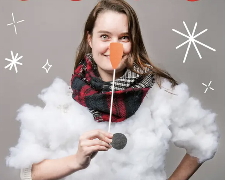 Snowman Ugly Sweater Idea Using Cotton Batting | The Dating Divas