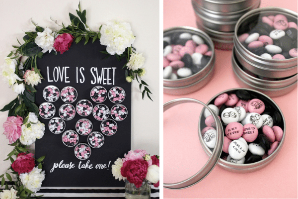 Kara's Party Ideas DIY Wedding + Party Favor Magnet Chalk Board!