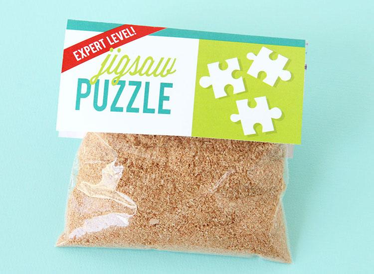 Sawdust shavings that will be used for hilarious white elephant gift ideas | The Dating Divas 