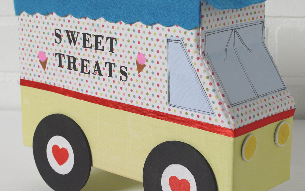 Sweet treats Valentine's Day ice cream truck box idea | The Dating Divas 