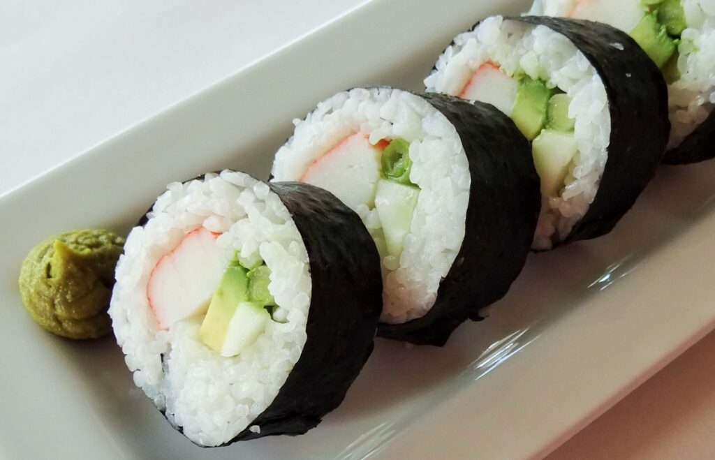 California Sushi Roll recipe that is perfect for at home sushi making. | The Dating Divas