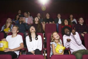 Audience waiting in line to go into The Groundlings for a date. | The Dating Diva