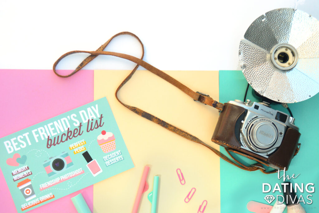 Prepare for a wonderful Best Friends Day photoshoot and drink run. | The Dating Divas