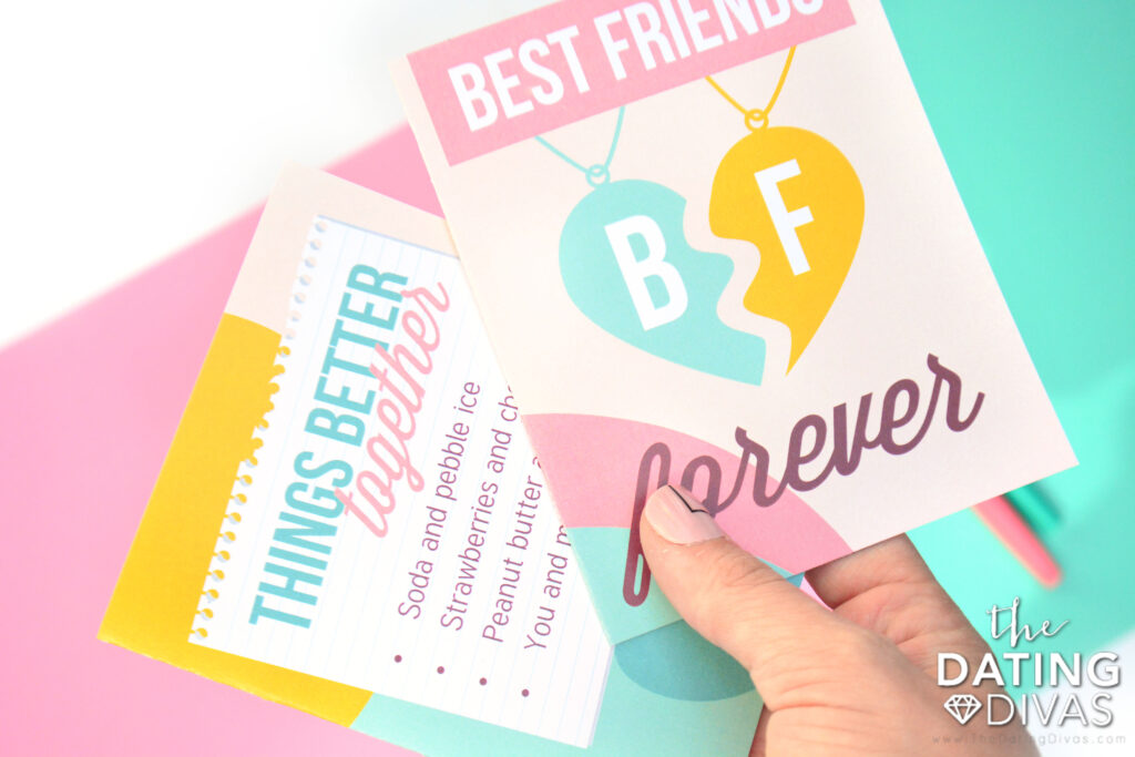 Give a sweet note this Best Friends Day. | The Dating Divas