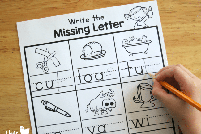 Missing letter toddler worksheets | The Dating Divas