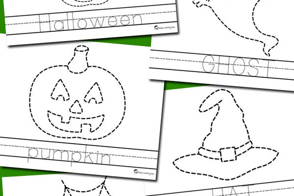 Halloween tracing preschool worksheets | The Dating Divas