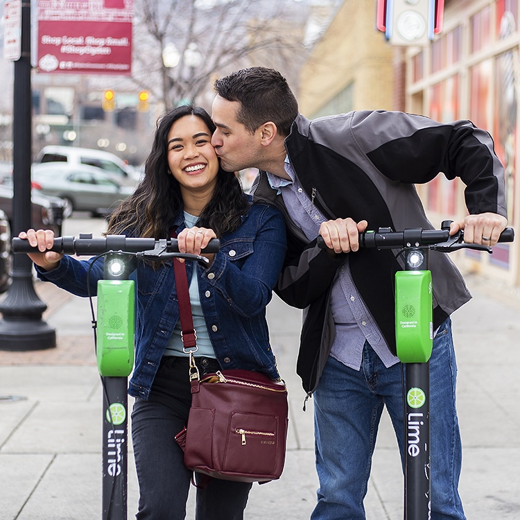 Hest tag et billede Dum Lime Scooter City Scavenger Hunt for Summer Time | The Dating Divas