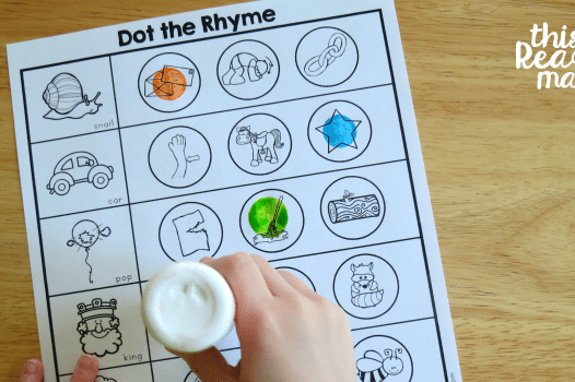 Rhyming printable preschool worksheets | The Dating Divas