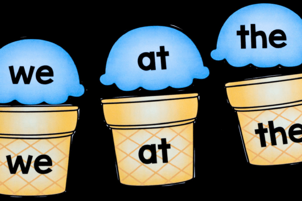 Ice cream cone sight words and other preschool activities | The Dating Divas