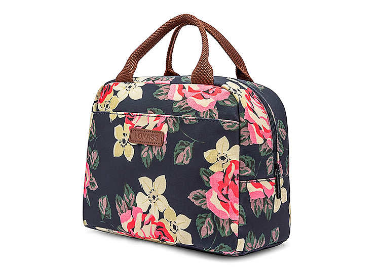 Back to school supplies don't have to be primary colors. This floral lunchbox works for kids of all ages. | The Dating Divas