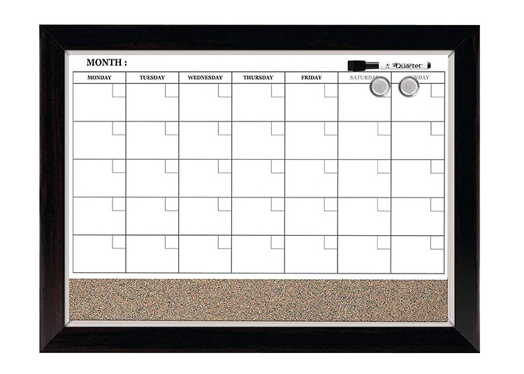 A changeable, magnetic calendar is great for back-to-school. | The Dating Divas