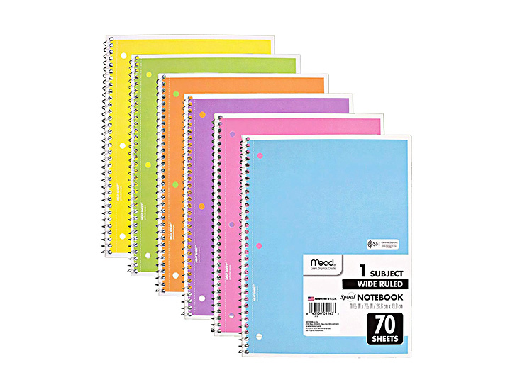 Cute school supplies can be assured with these pastel notebooks. | The Dating Divas