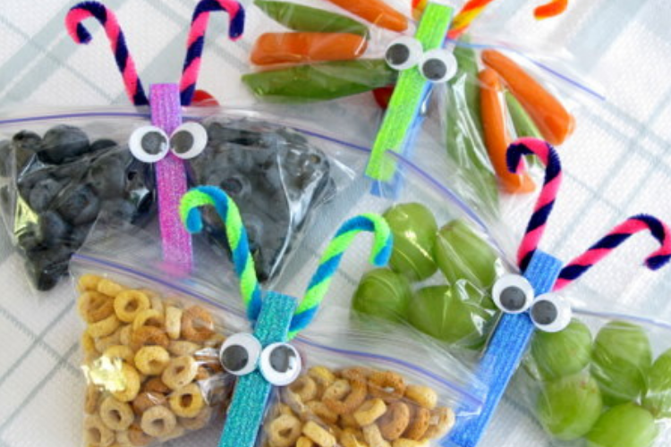 Butterfly snack bags | The Dating Divas