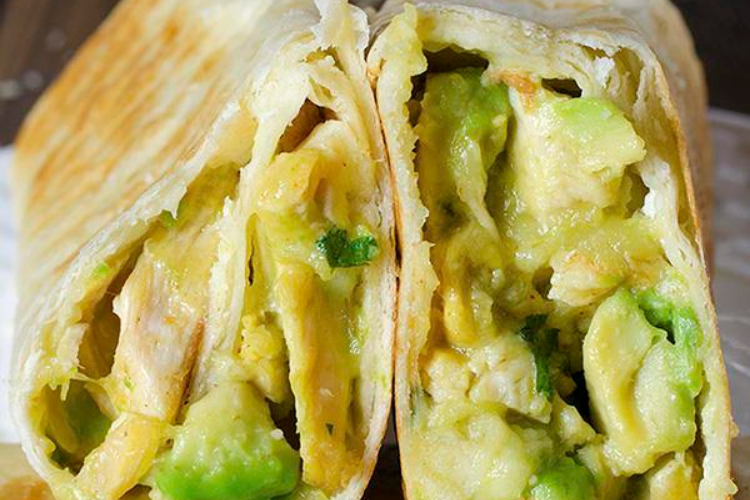 Chicken avocado burrito | The Dating Divas