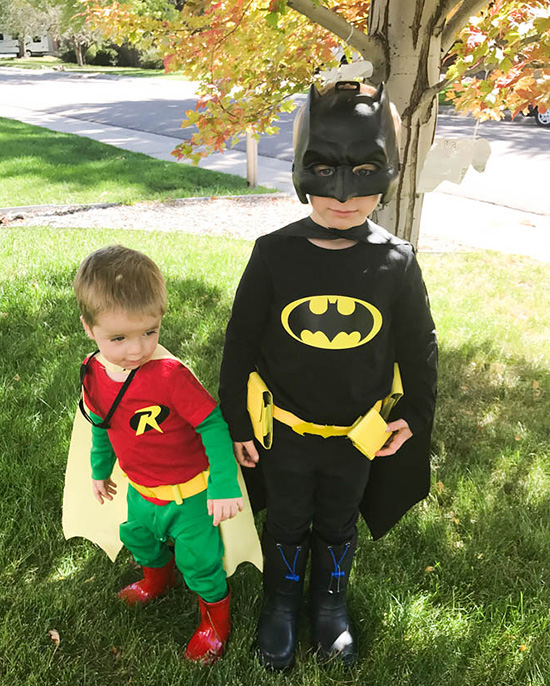 Family costume ideas don't get more classic than superheroes! | The Dating Divas