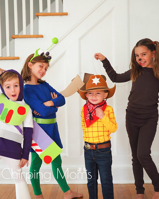 Dress up your family costume ideas with Pixar inspiration and Toy Story costumes. | The Dating Divas 