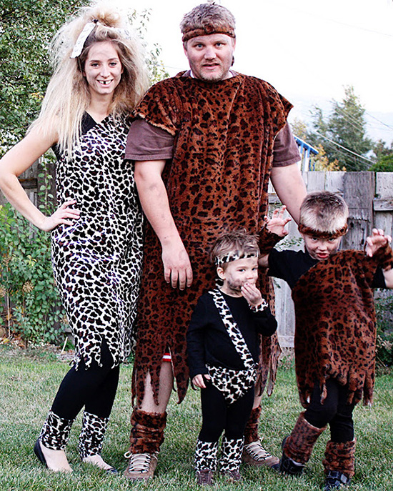 A family costume for the cavemen in your life. | The Dating Divas