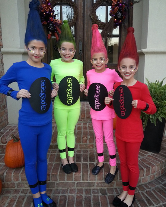 There's a color for everyone for this crayon DIY costume ideas. | The Dating Divas