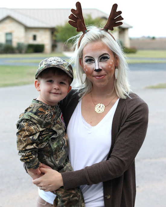 Make your little hunter smile with family costume ideas that incorporate his or her interests. | The Dating Divas