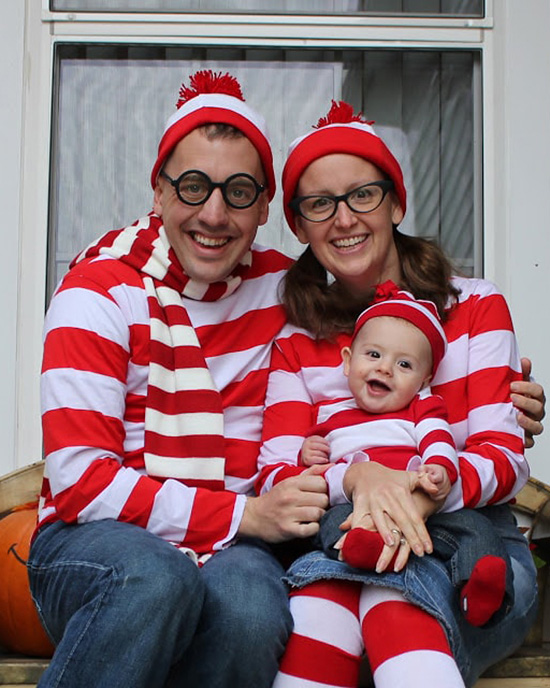 Matching family costume ideas that are Waldo themed. | The Dating Divas