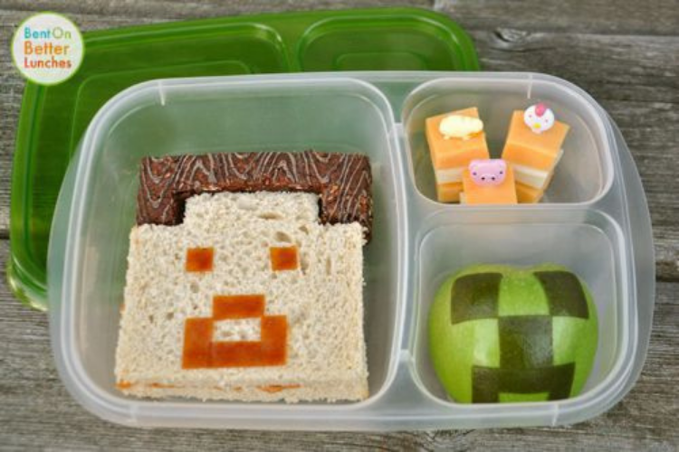 Minecraft-themed lunch | The Dating Divas