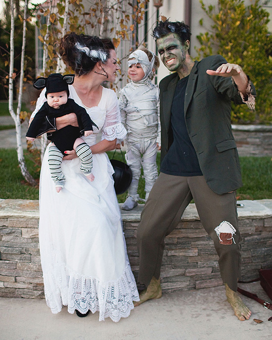 Get scary with a family of monsters family costume for 3 or more. | The Dating Divas