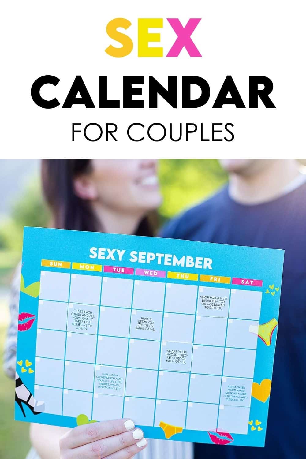 husband and wife daily sex calendar