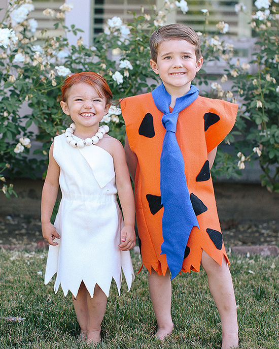 Classic cartoon family costume ideas for The Flintstones. | The Dating Divas