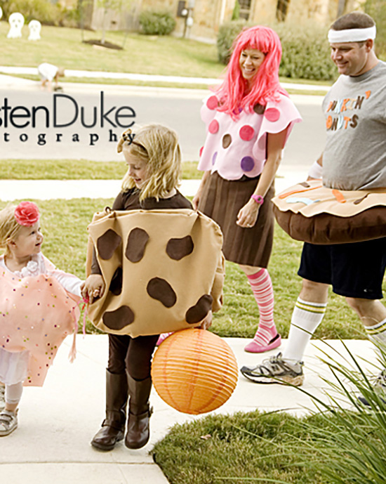 Sweets and baked goods for family costume ideas. | The Dating Divas