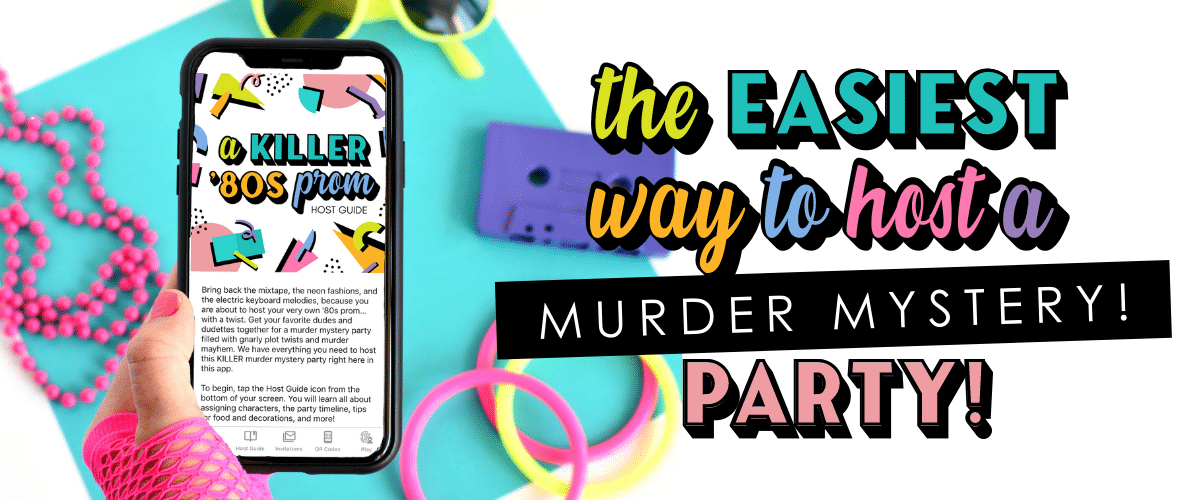 Host a murder mystery game - no printing required! | The Dating Divas