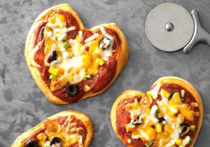 Heart Pizza Recipes for Valentine's | The Dating Divas