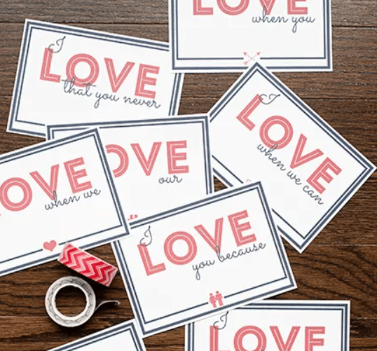 Cute printable cards for lovers | The Dating Divas 