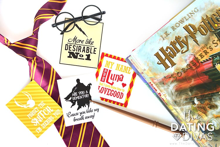 Harry Potter Valentine's Day cards that he will love. | The Dating Divas