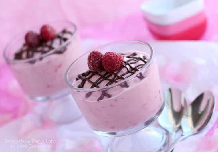 Valentine's Dinner and Dessert Ideas – Raspberry Mousse | The Dating Divas