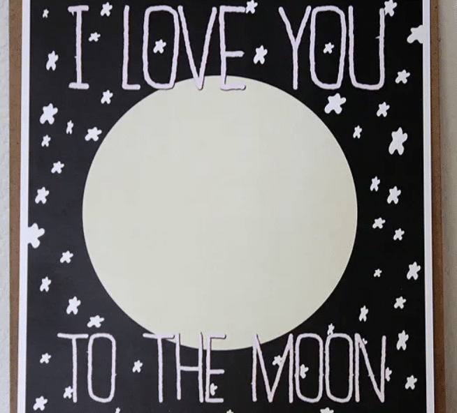 To the moon and back love notes for home | The Dating Divas 