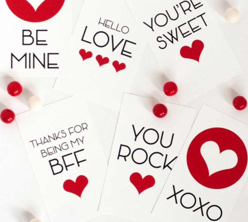 Free I love you printable cards for your spouse | The Dating Divas 