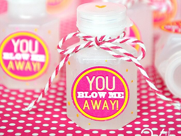 You Blow Me Away- Free Bubbles Valentine Printable for Kids | The Dating Divas