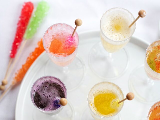 Candy mocktails for a New Year's Eve party idea | The Dating Divas