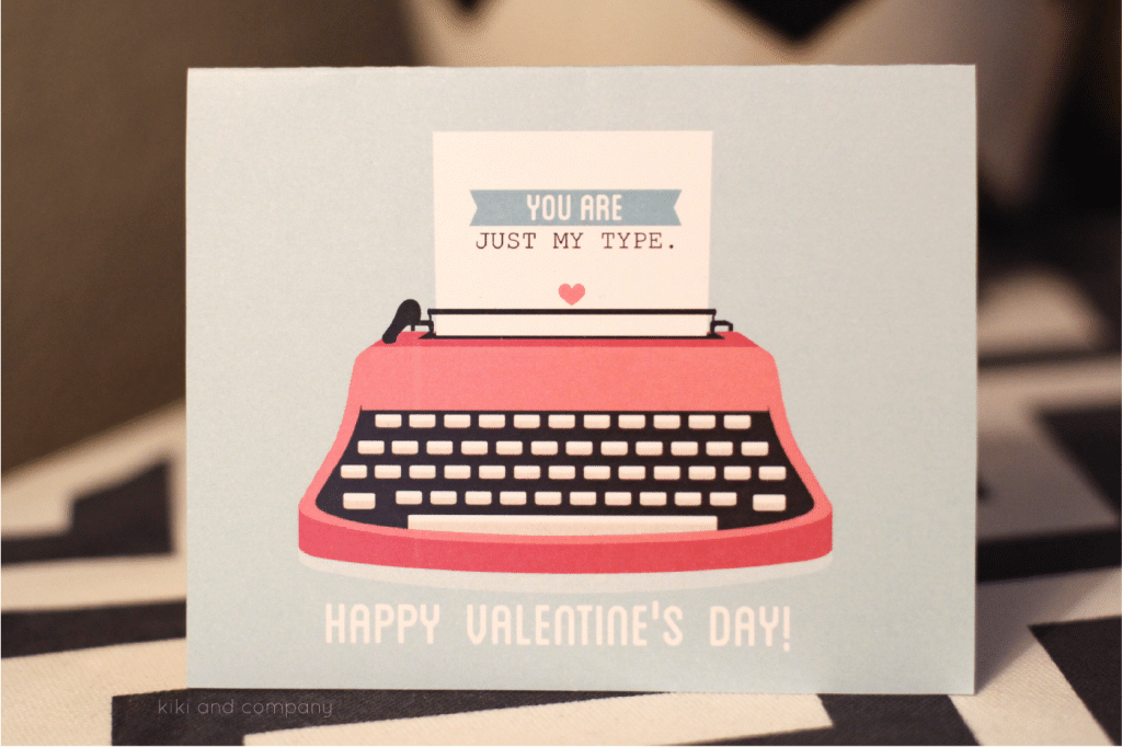 Print an easy DIY Valentine gift with this card. | The Dating Divas