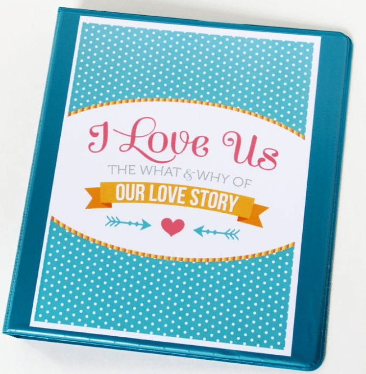 The "I Love Us" love story book for couples makes the list of best Valentine's Day gifts for her! | The Dating Divas 