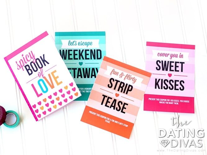 Printable book of love coupons as a Valentine's Day 2022 gift idea | The Dating Divas