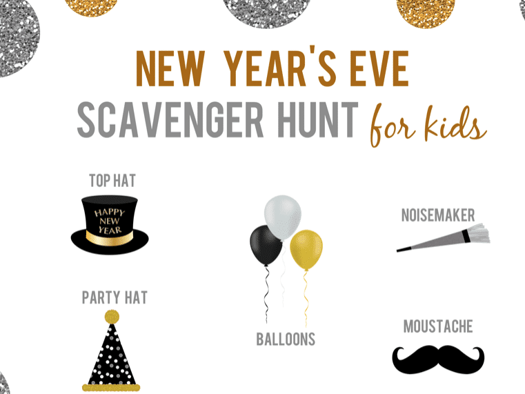 New Year's Eve scavenger hunt for kids | The Dating Divas