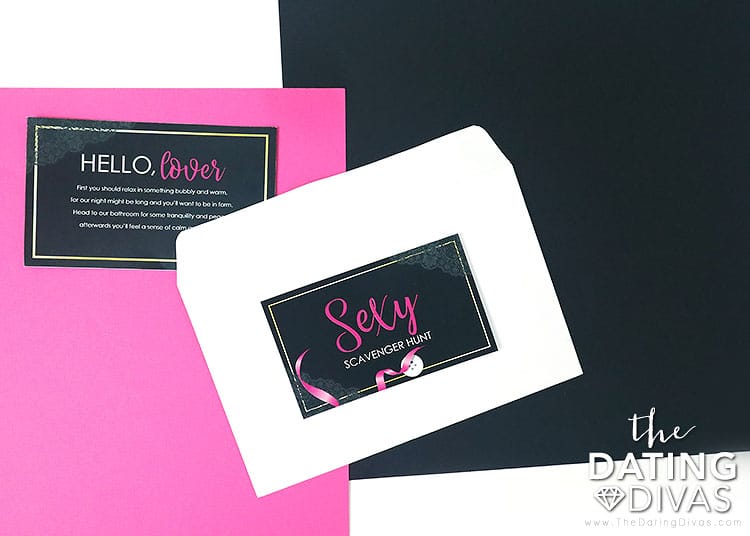 Free printable scavenger hunt ideas and clue cards | The Dating Divas
