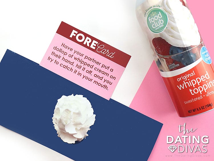 Foreplay ideas: fun game with whipped cream | The Dating Divas